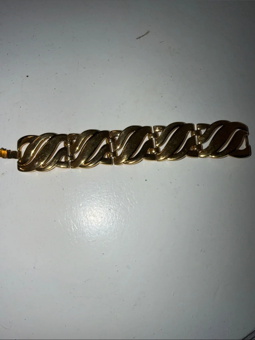 Napier Gold Wave Link Bracelet - Women Jewelry
